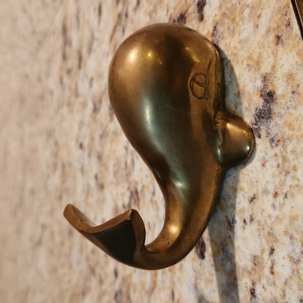 Vintage Brass Whale - Picture 3 of 7